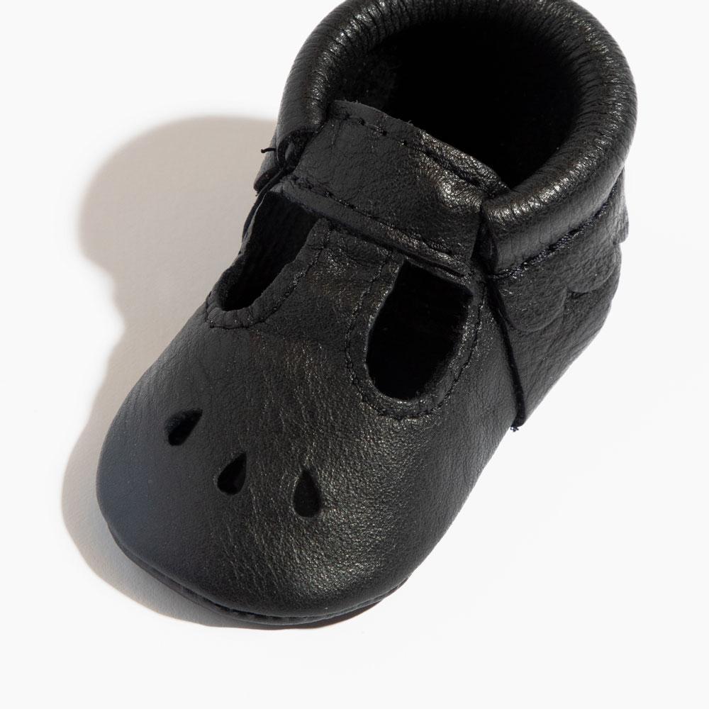 Zapato de bebé Mary Jane color ébano