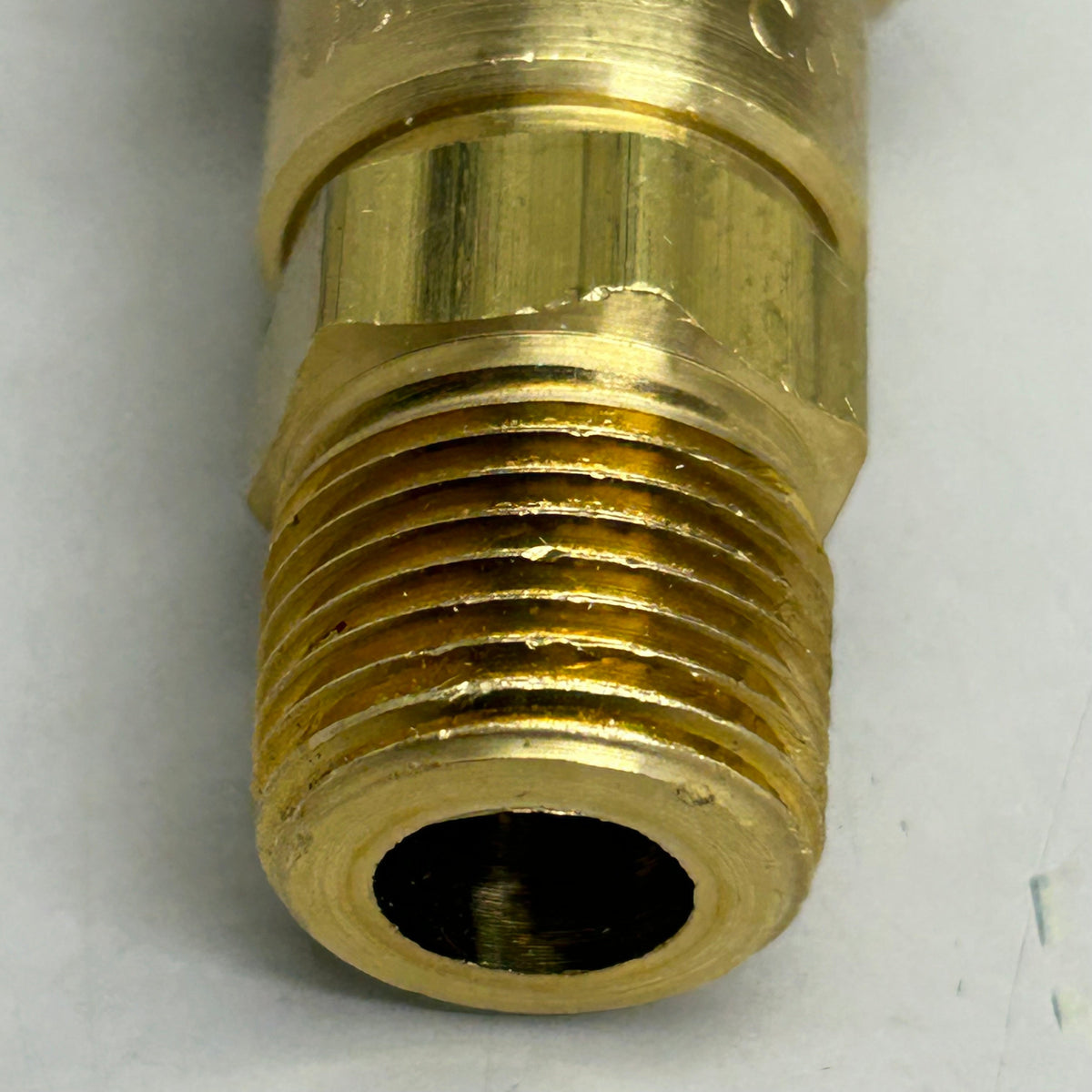 PLASTIC PROCESS EQUIPMENT Push To Connect Air Couplers  3/8-18 Brass B32E