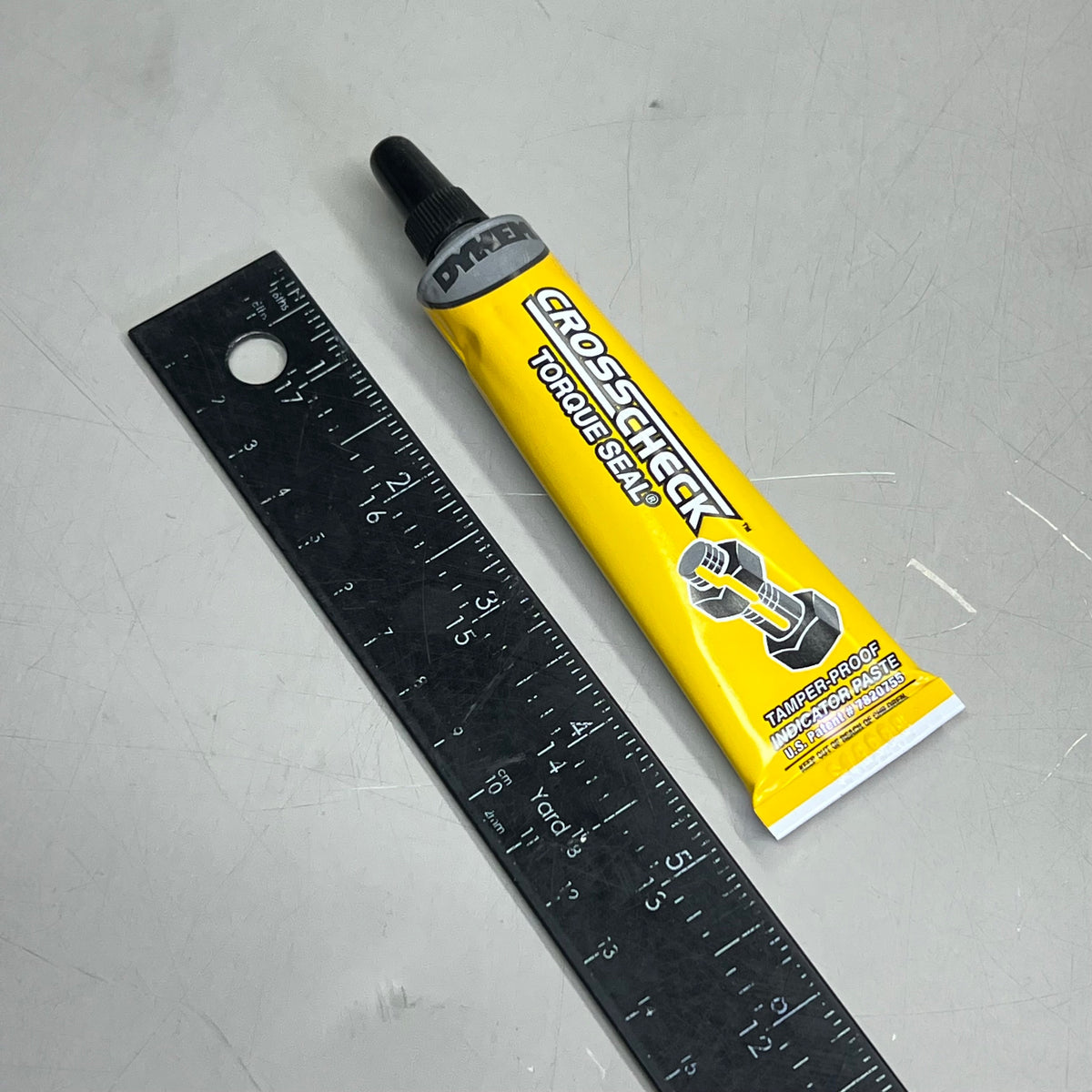 ZA@ DYKEM (3 PACK) Cross Check Torque Seal Tamper Proof 1 Oz Yellow 83317