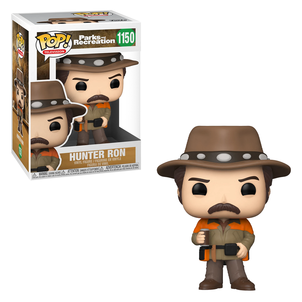 Figura de vinilo Funko POP! de Parques y Recreación - Hunter Ron n.° 1150