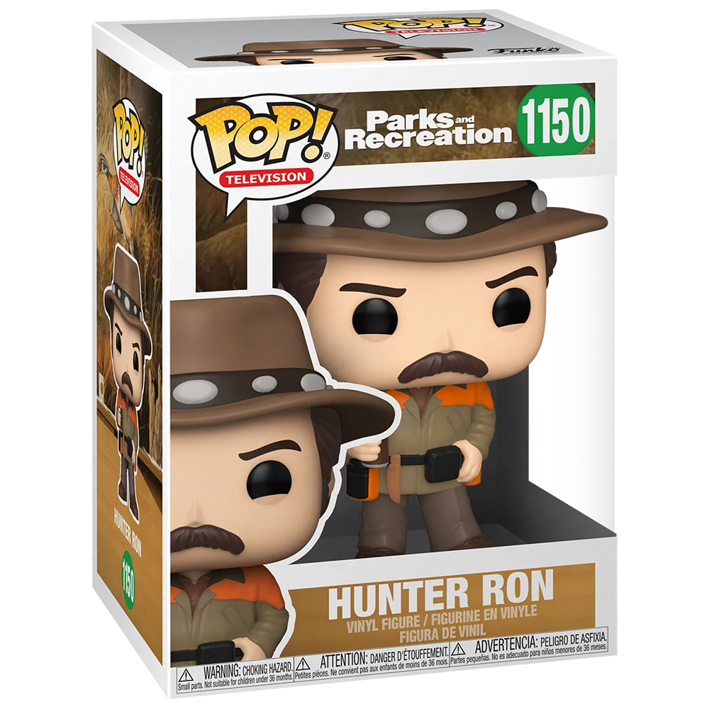 Figura de vinilo Funko POP! de Parques y Recreación - Hunter Ron n.° 1150