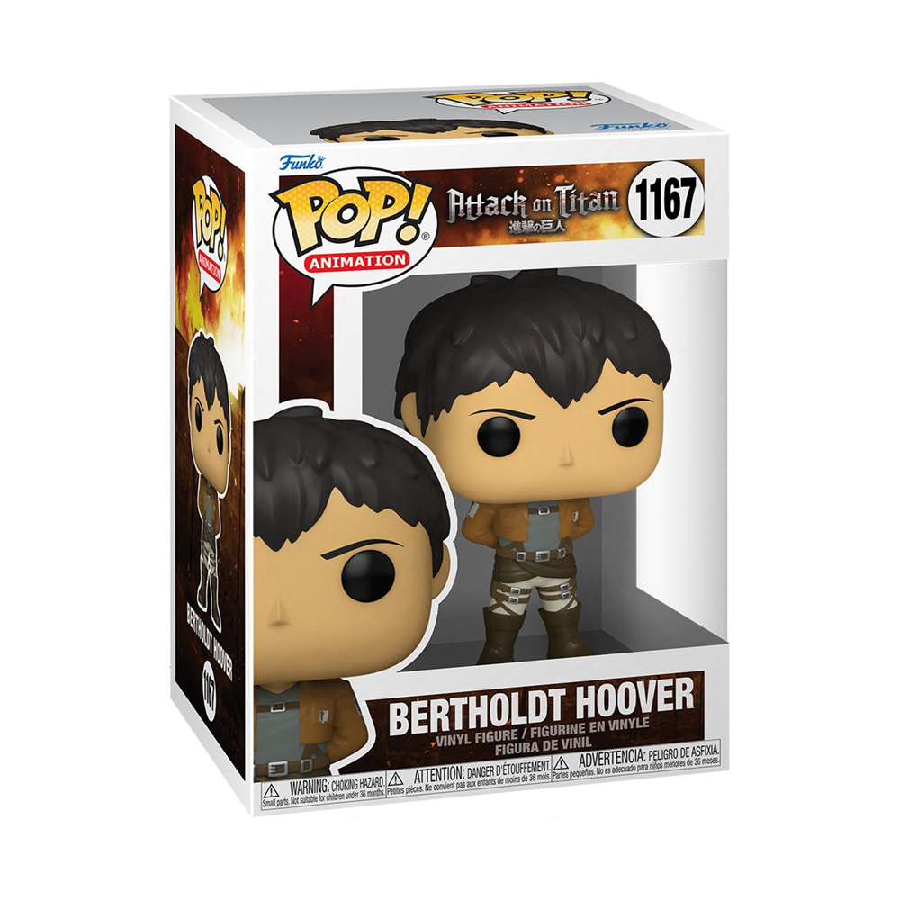 Figura de vinilo de Bertholdt Hoover de Funko POP! Attack on Titan - Temporada 3 n.° 1167