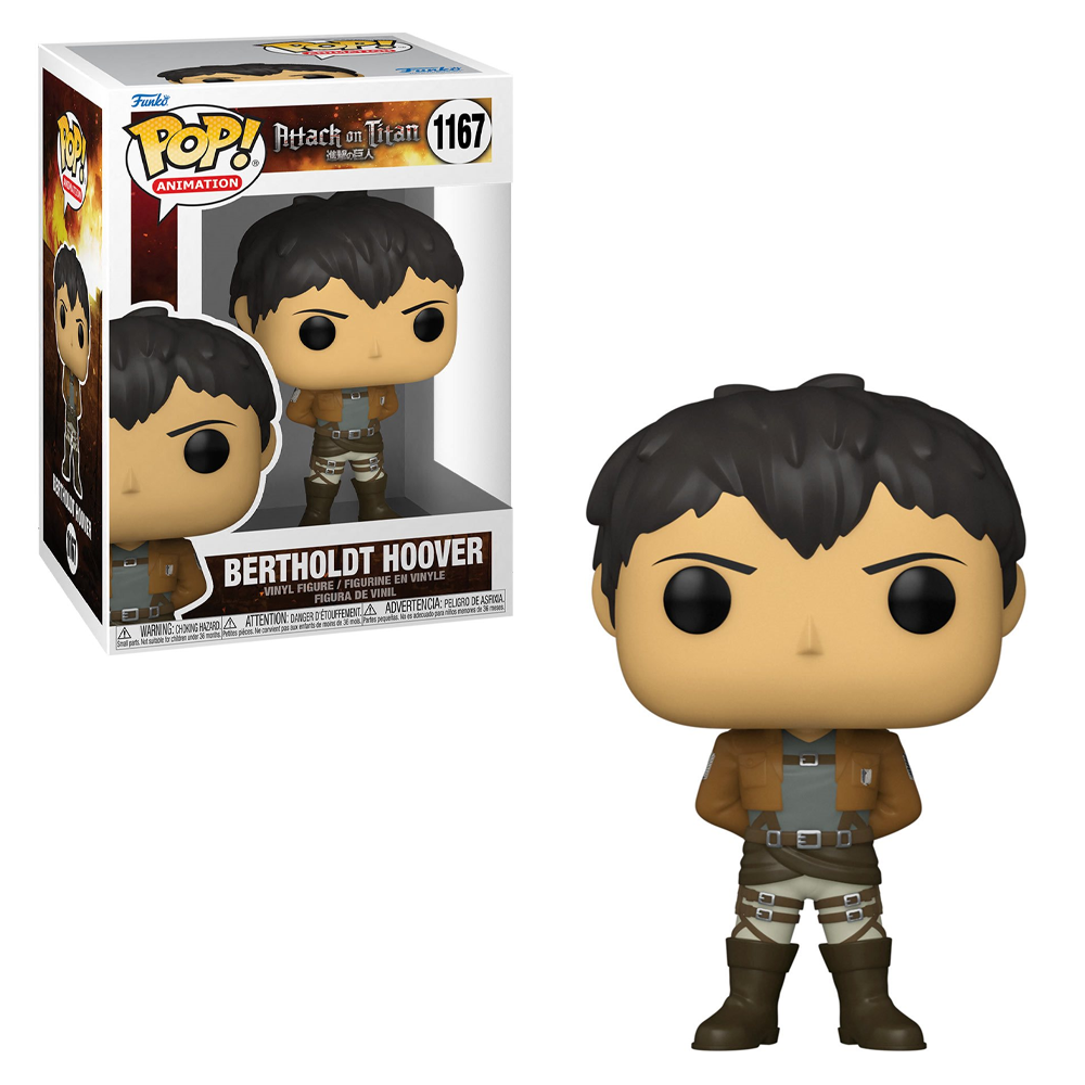 Figura de vinilo de Bertholdt Hoover de Funko POP! Attack on Titan - Temporada 3 n.° 1167