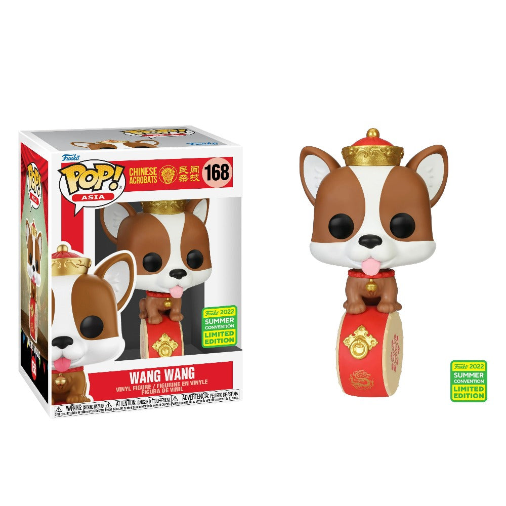 Funko POP! Acrobacias Chinas - Figura de vinilo Wang Wang n.° 168, exclusiva de la Convención de Verano de 2022