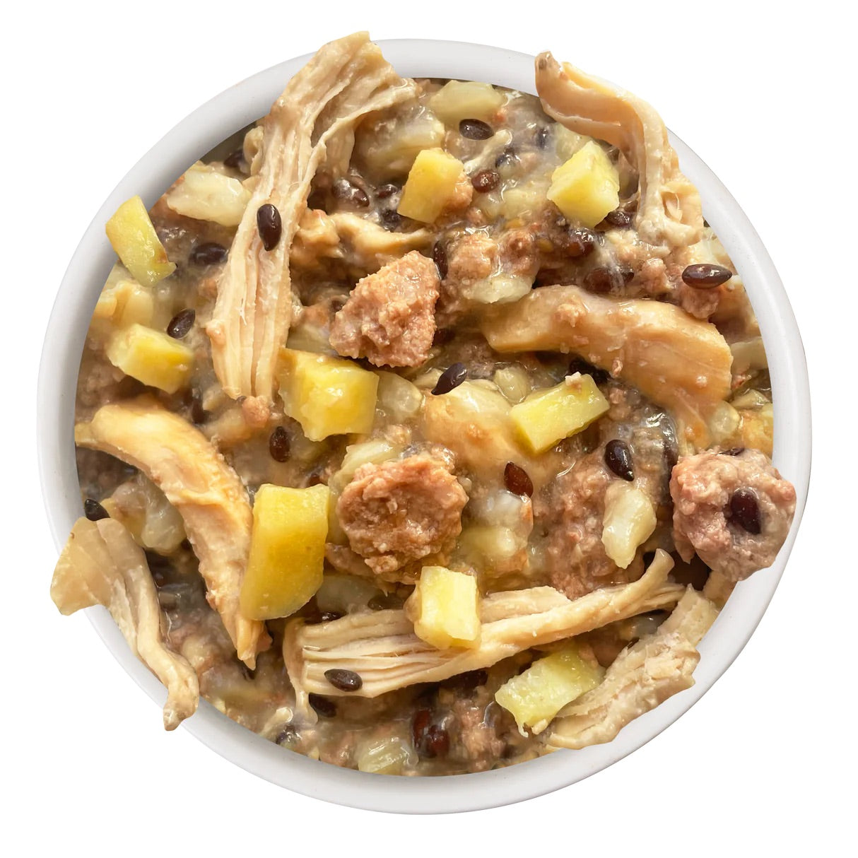 Alimento húmedo para perros de Weruva "Awesome Shiny" de pollo y arroz integral