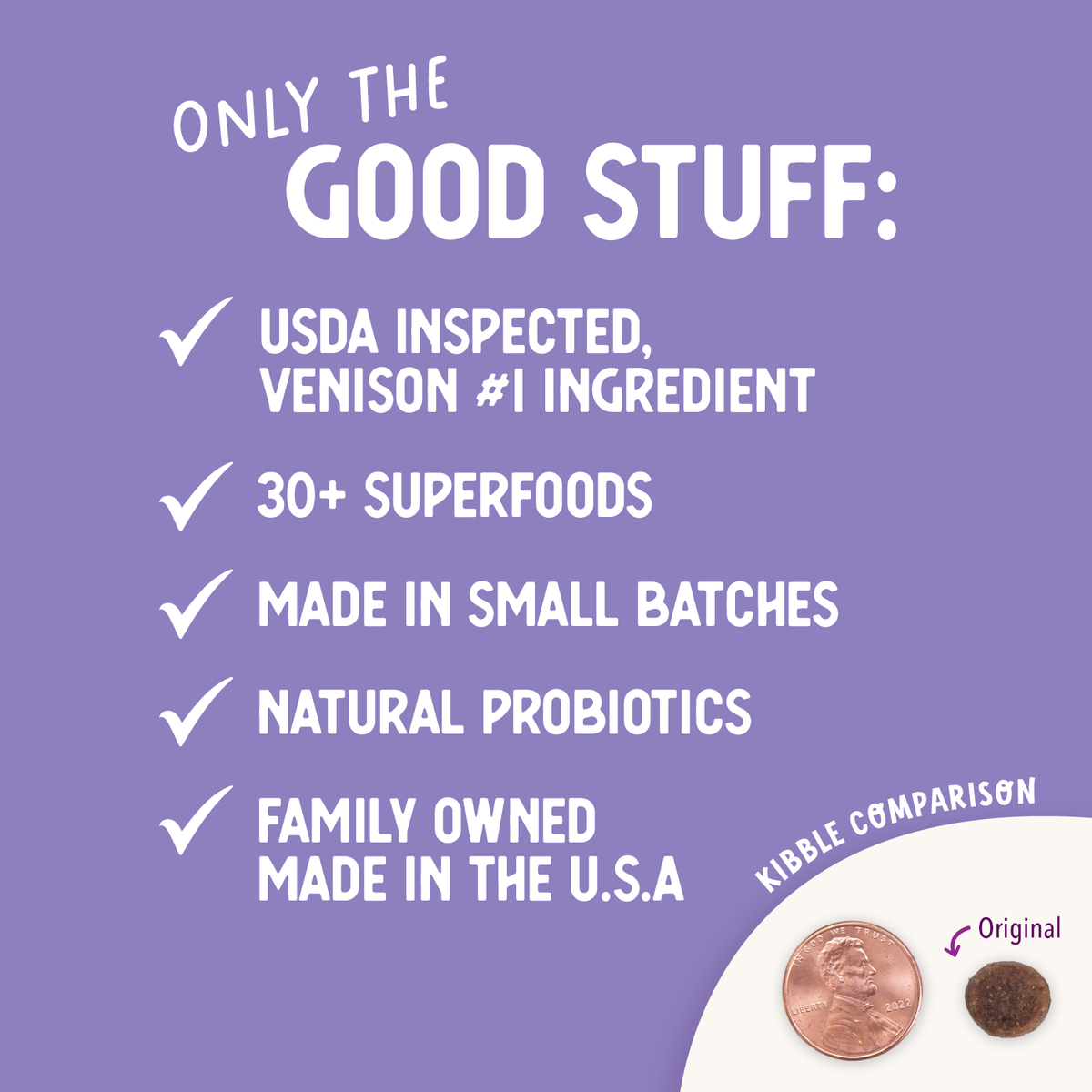 Grain Free Venison & Sweet Potato Dry Dog Food