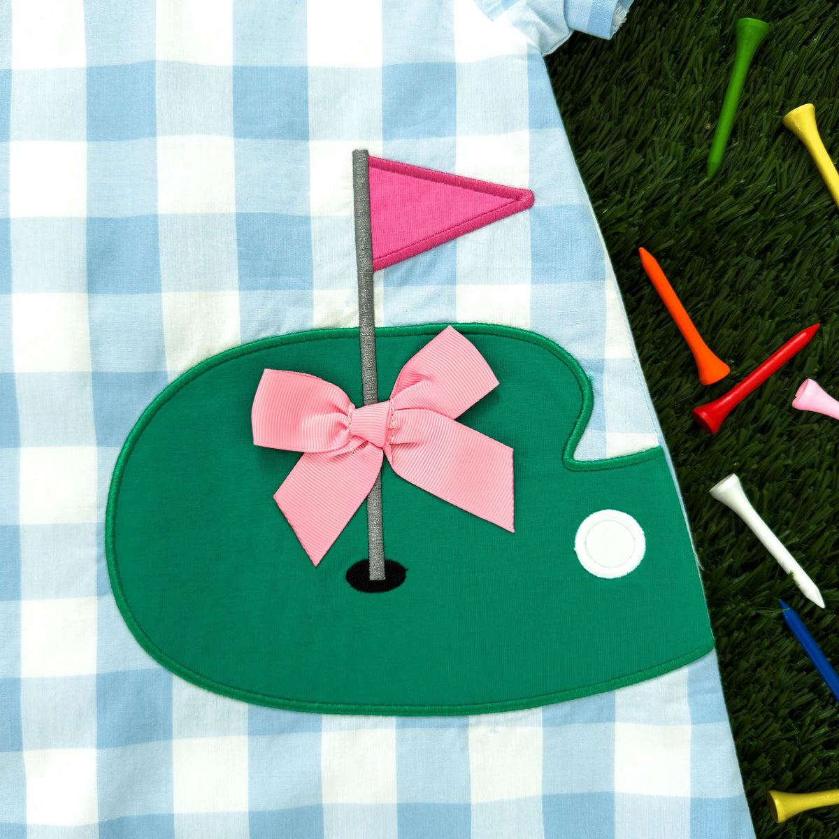 Vestido de golf azul Birdie