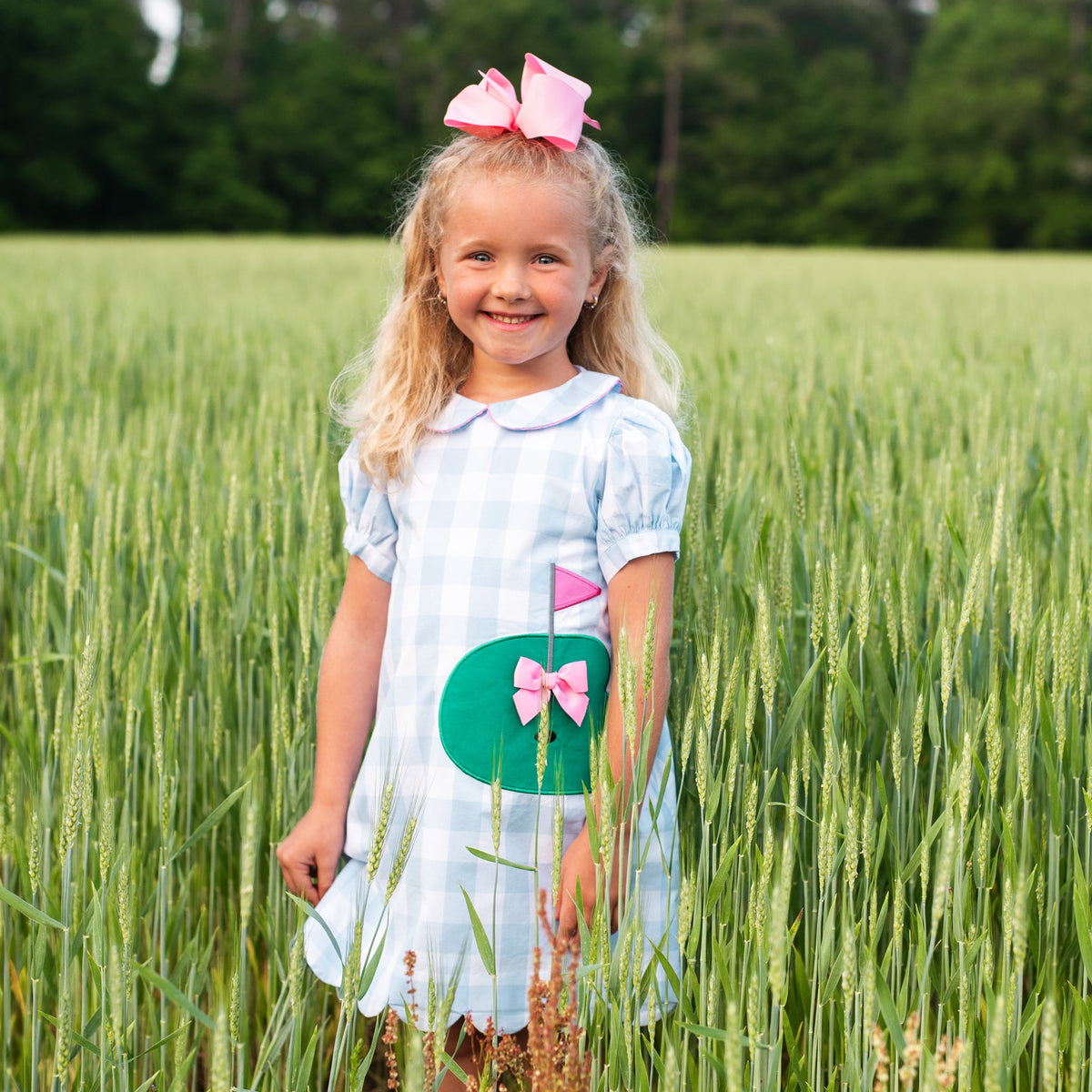 Vestido de golf azul Birdie