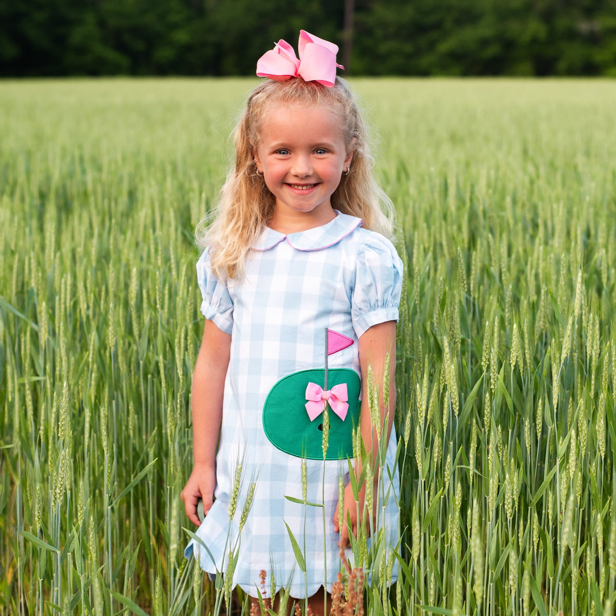 Vestido de golf azul Birdie