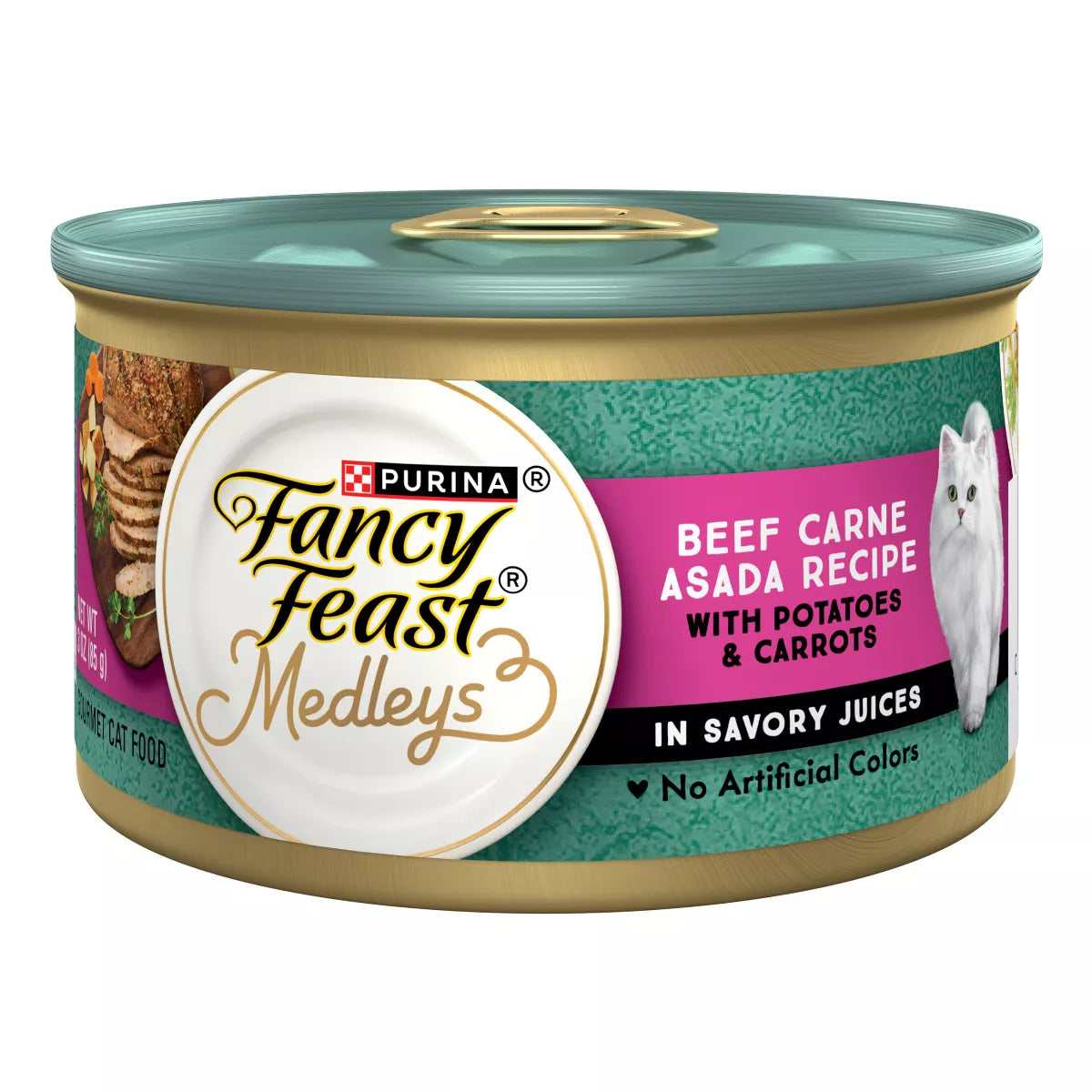 Fancy Feast Medleys Receta de Carne Asada de Res (85g)