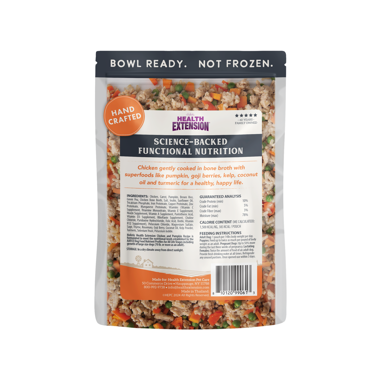 Gently Cooked Chicken & Pumpkin – Fresh Simmered Immunity Boost
