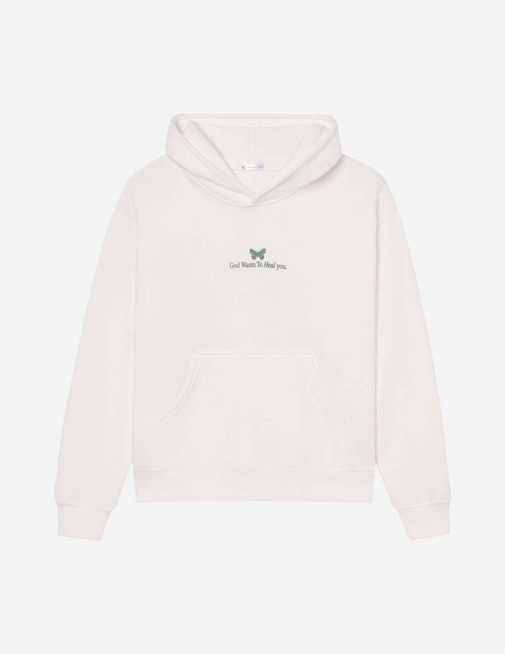 Sudadera unisex con capucha "Dios sana"