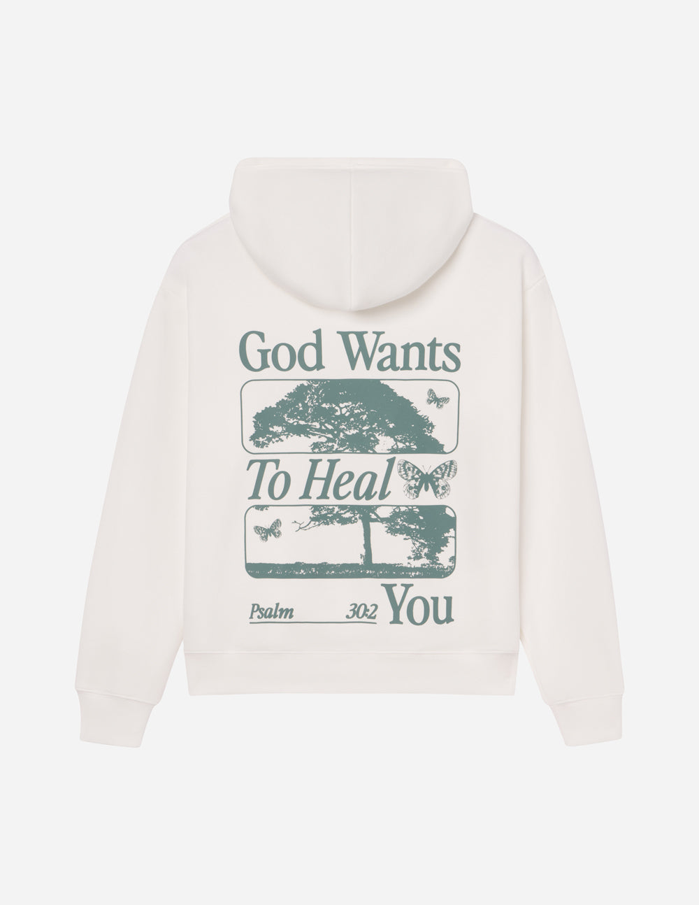 Sudadera unisex con capucha "Dios sana"