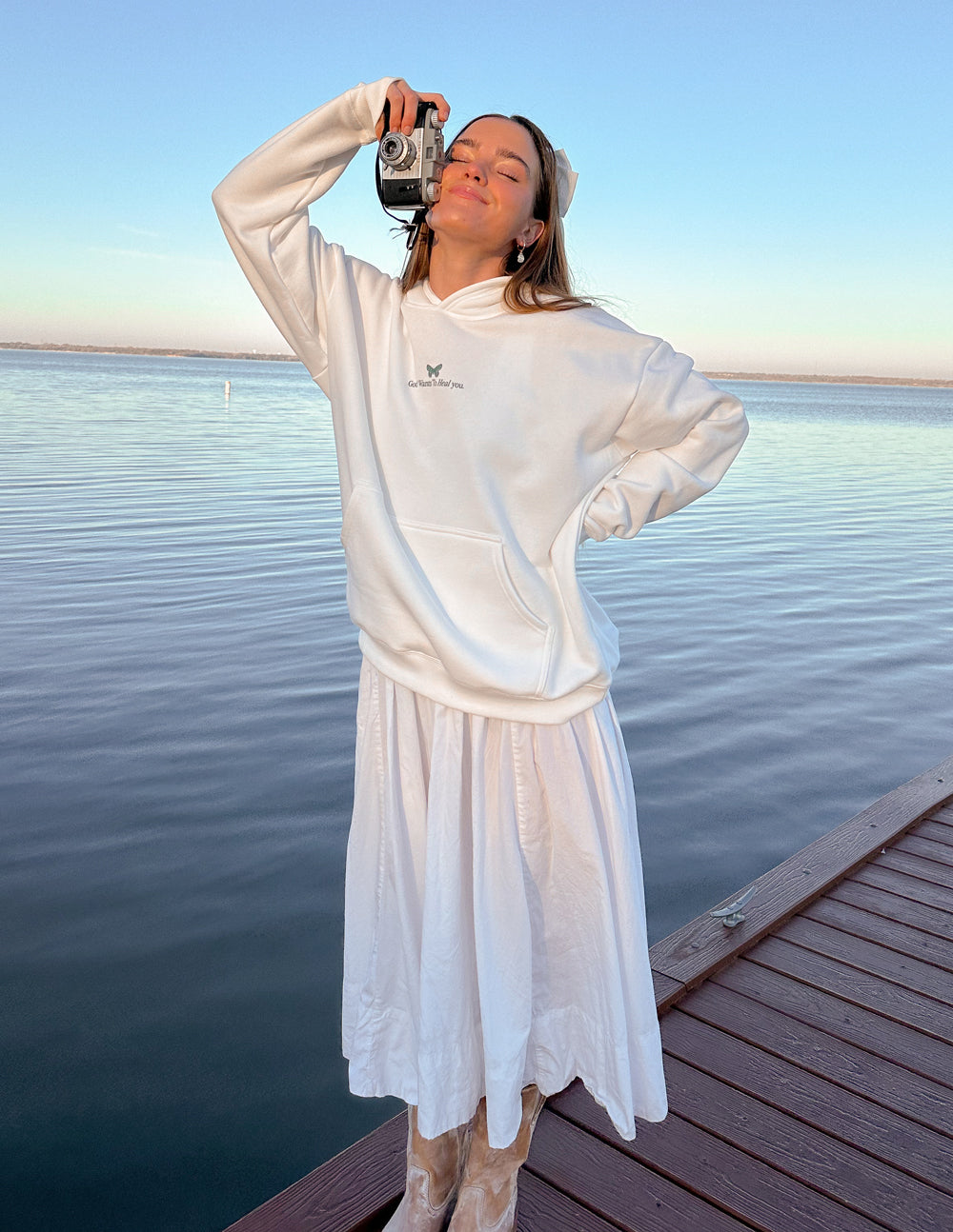 Sudadera unisex con capucha "Dios sana"