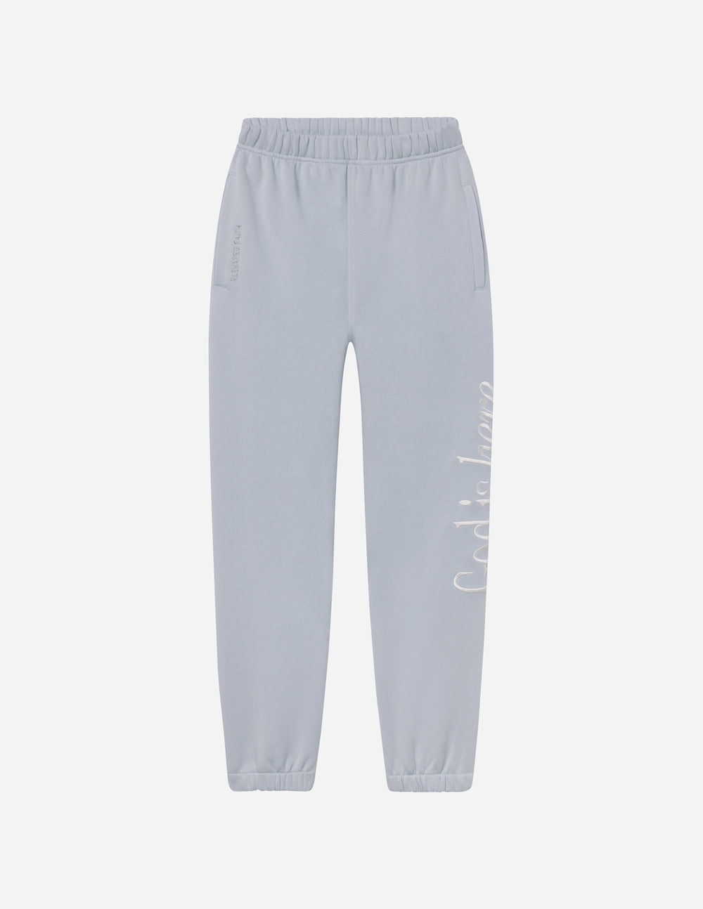 Pantalón deportivo unisex "Dios está aquí"