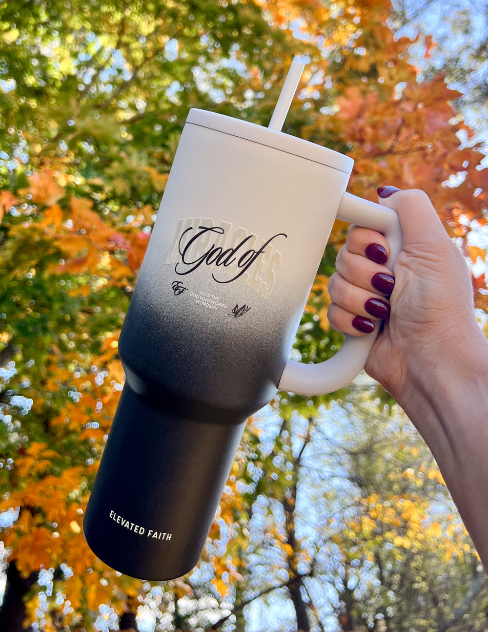 "God of Miracles" 40 oz Ascend Tumbler