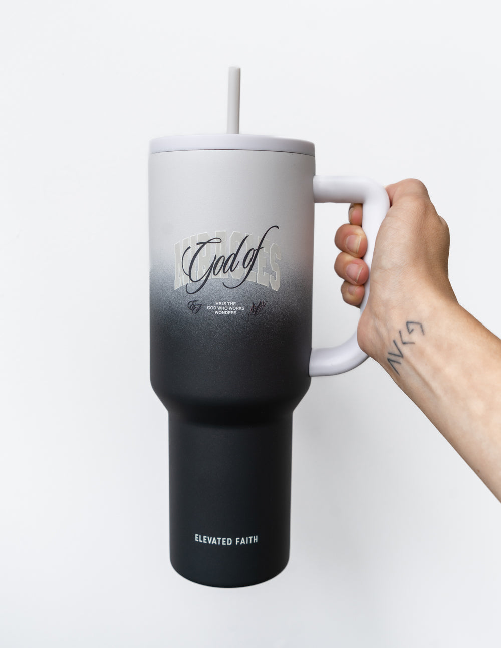 "God of Miracles" 40 oz Ascend Tumbler