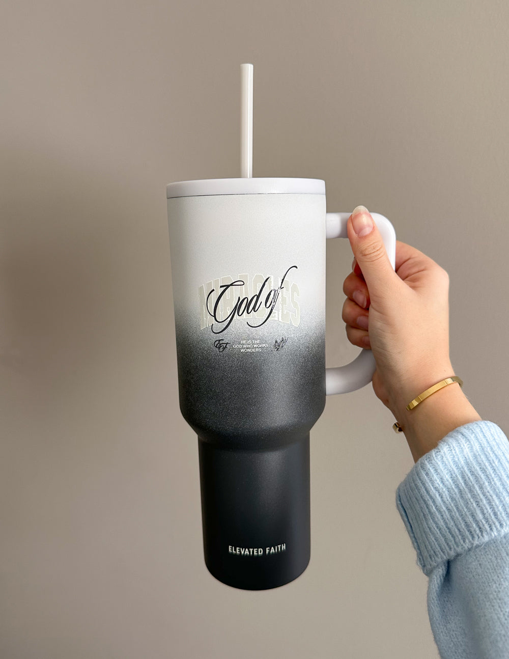 "God of Miracles" 40 oz Ascend Tumbler