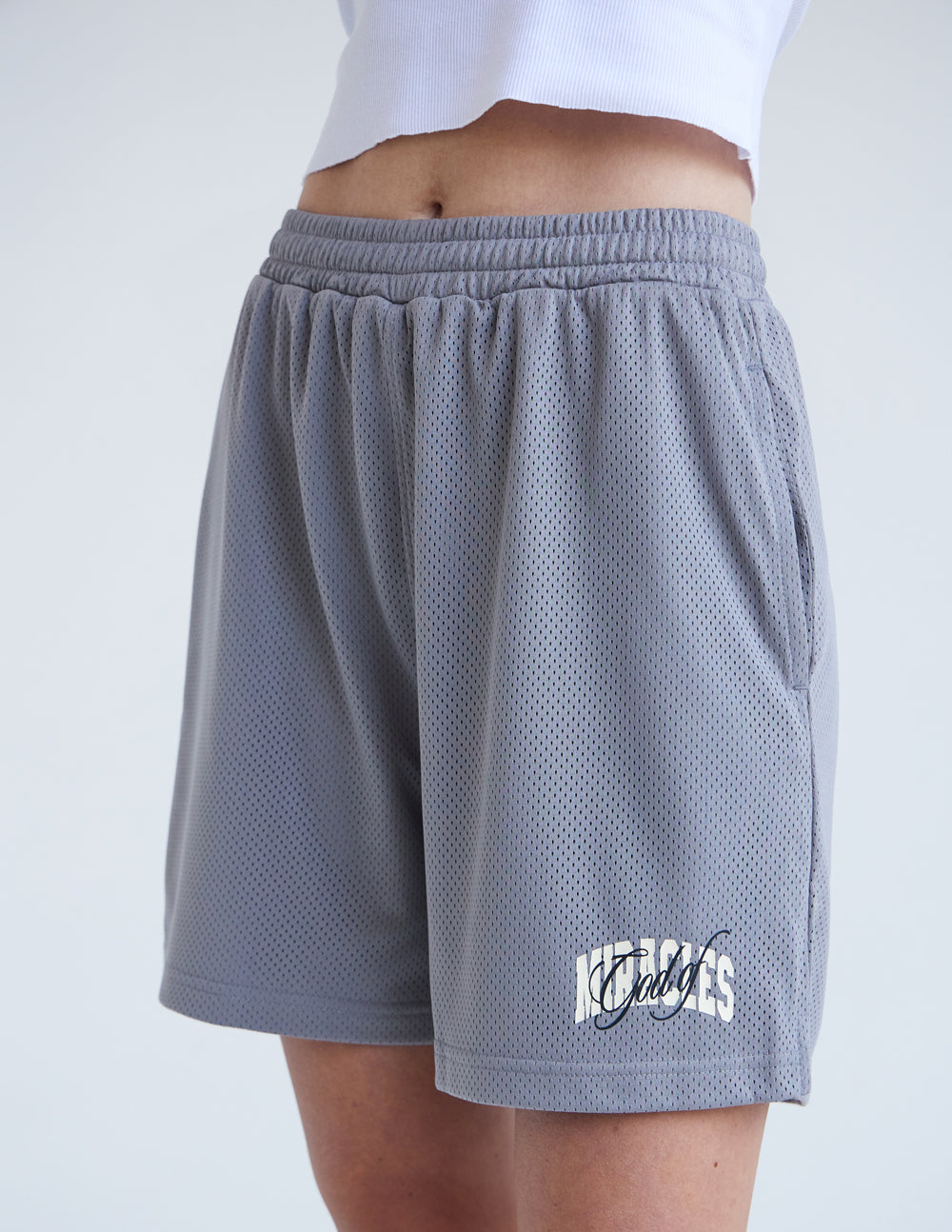 "God of Miracles" Unisex Mesh Short