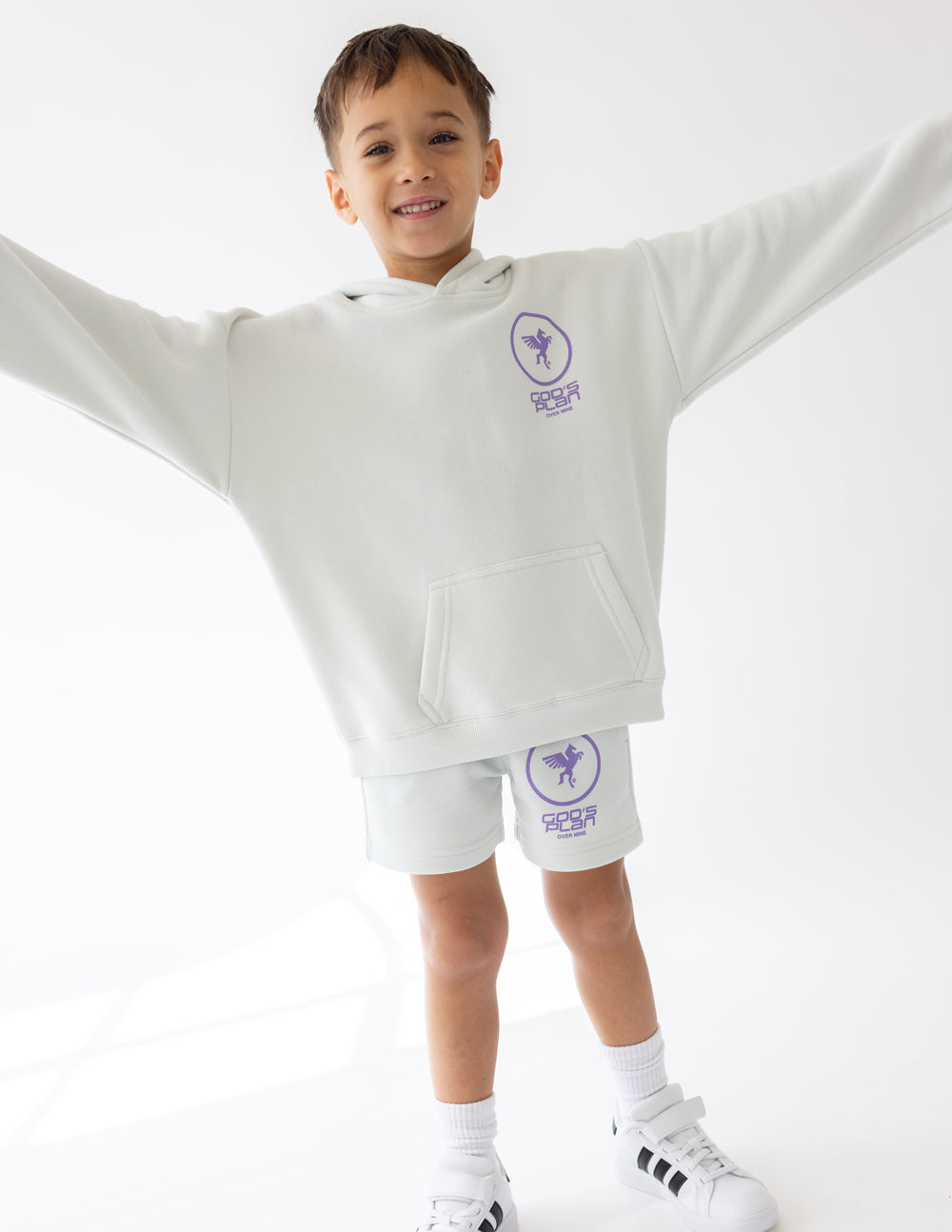 Sudadera con capucha para niños God's Plan Racing