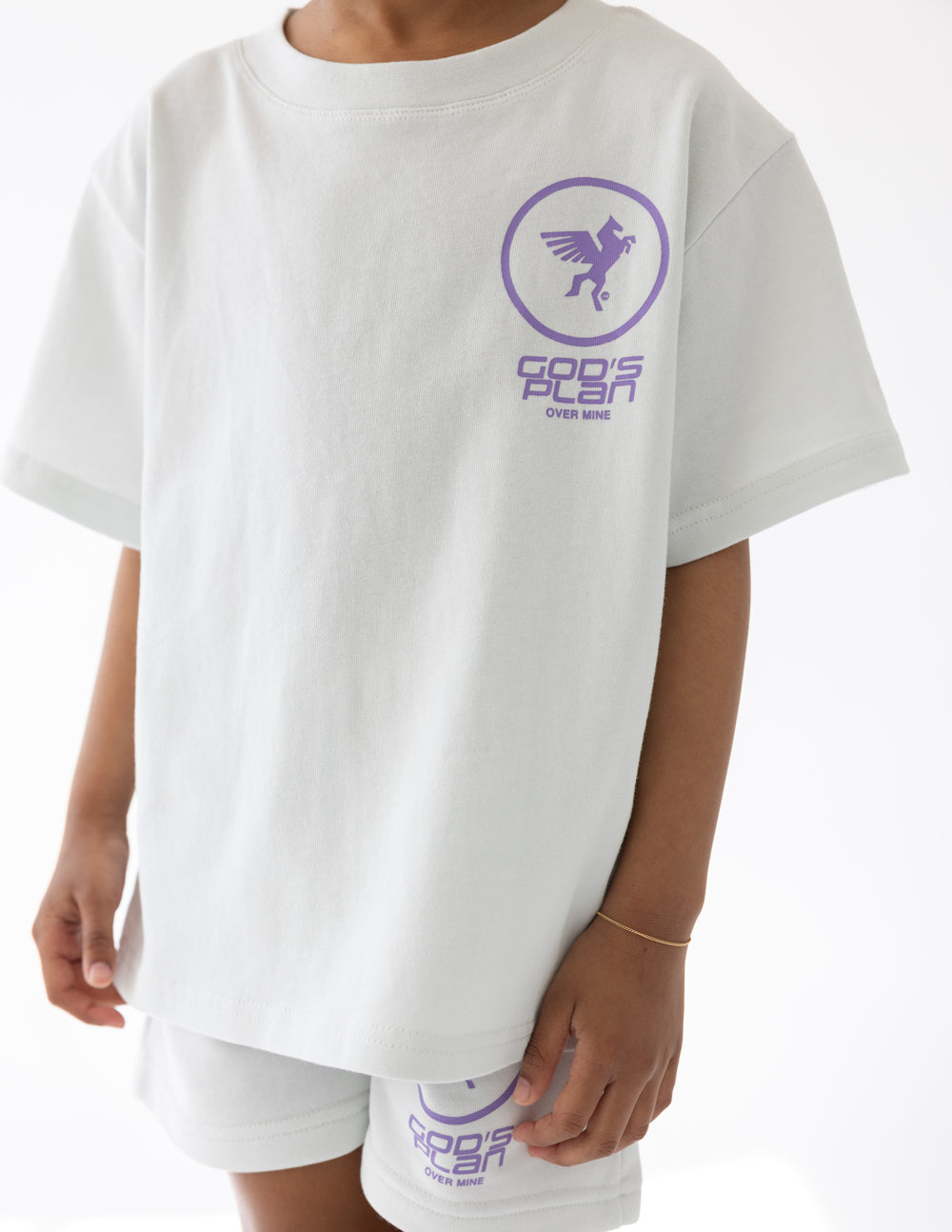 Camiseta infantil de carreras del plan de Dios