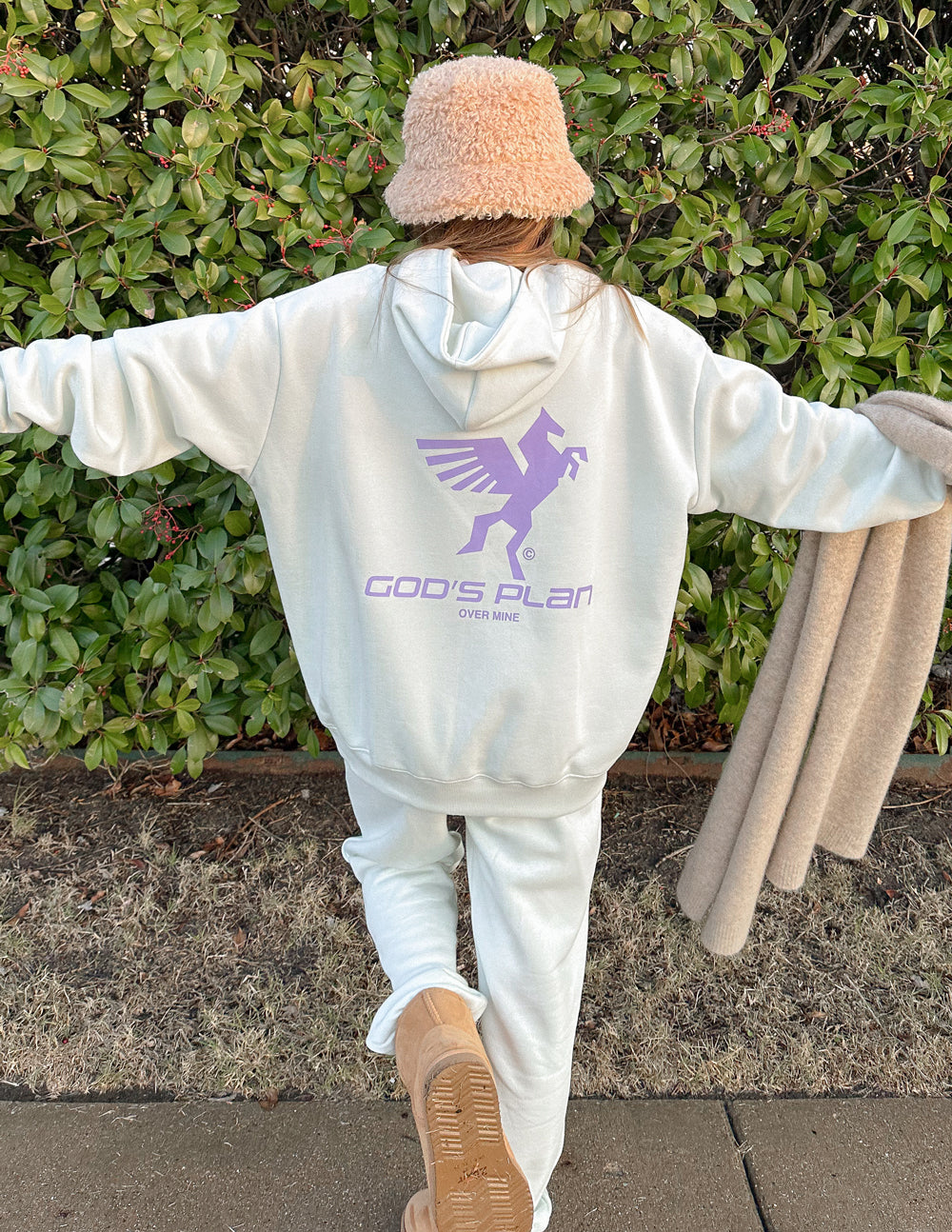 Sudadera unisex con capucha God's Plan Racing