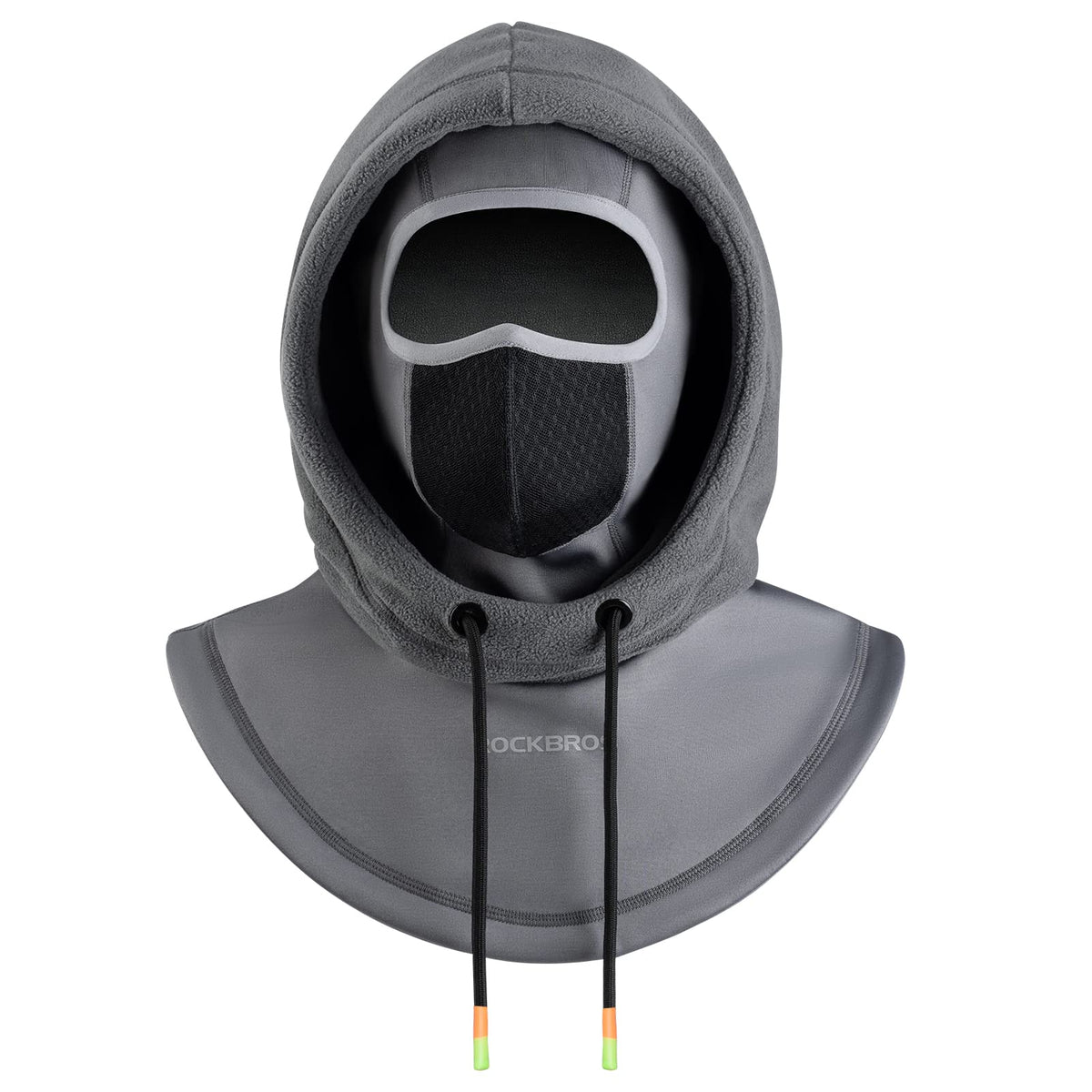 Pasamontañas de esquí ROCKBROS Pasamontañas térmico de forro polar para clima frío de invierno para hombre