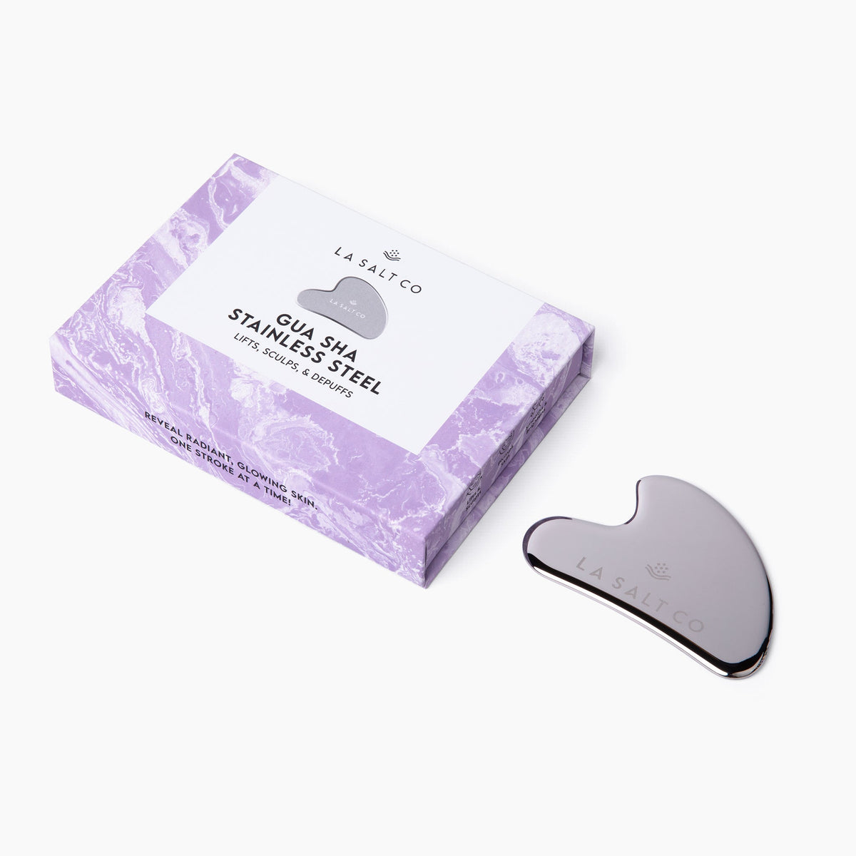 Gua Sha de acero inoxidable