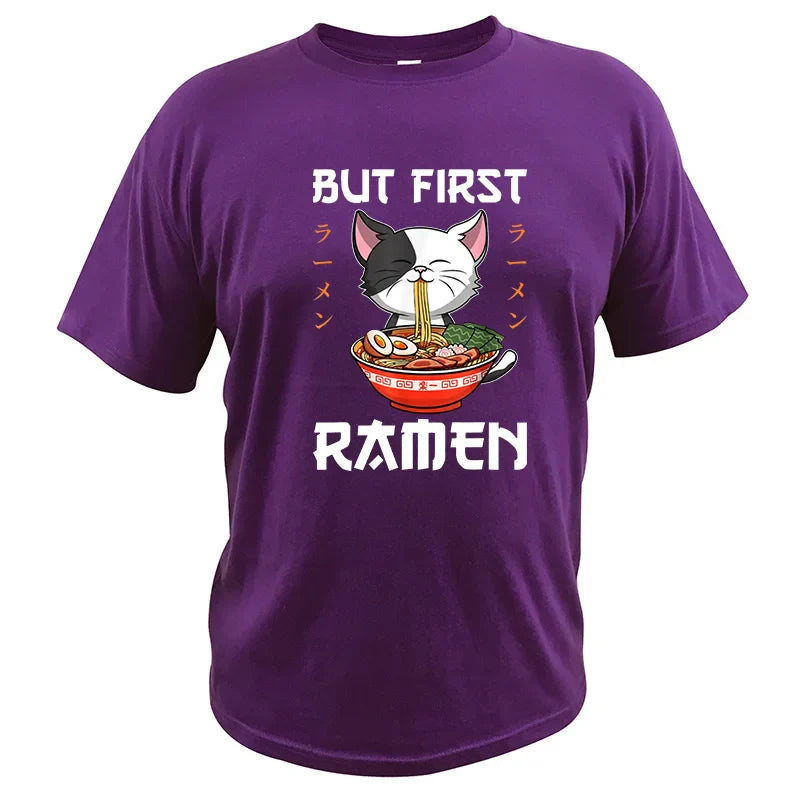 “But First Ramen” Graphic T-Shirt