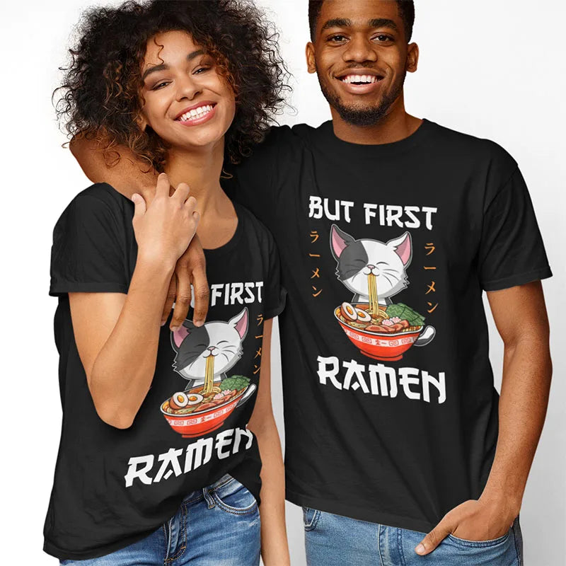 “But First Ramen” Graphic T-Shirt