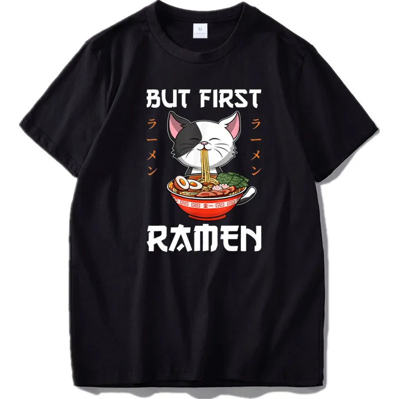 “But First Ramen” Graphic T-Shirt