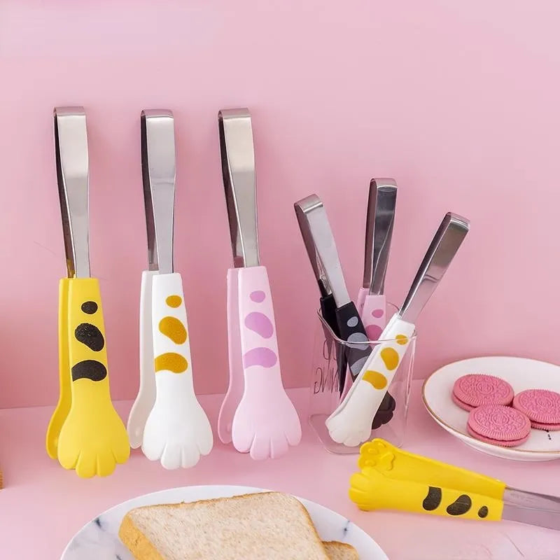 Pinzas de cocina con forma de pata de gato