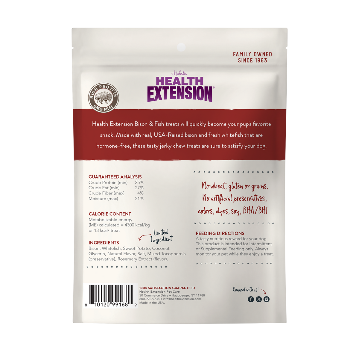 Bison & Fish Dehydrated Jerky