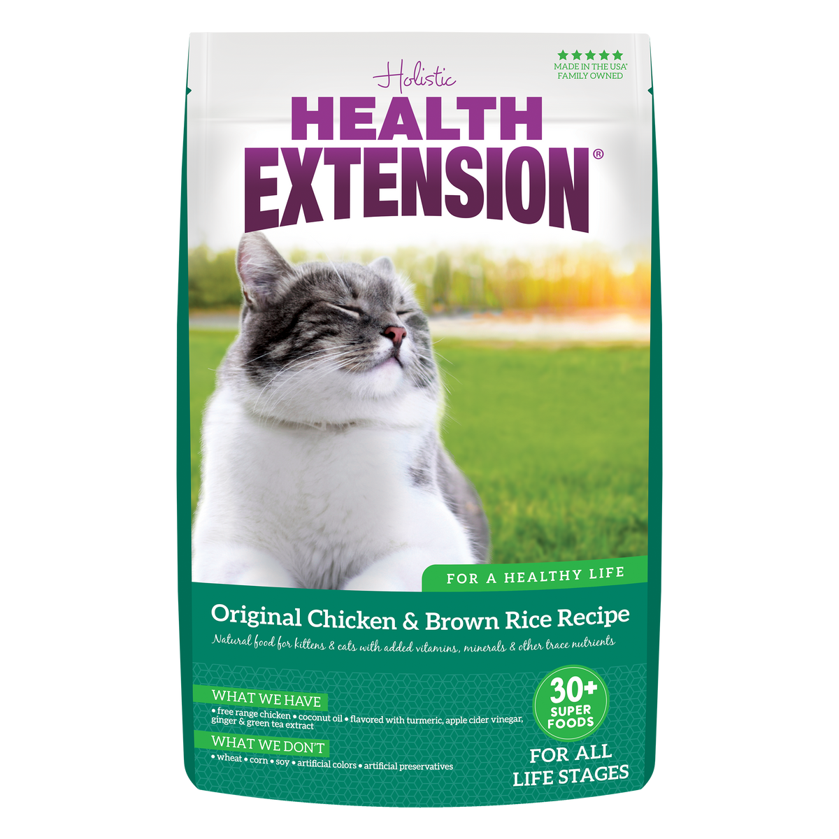 Chicken & Brown Rice Recipe – All Life Stages Dry Cat Food
