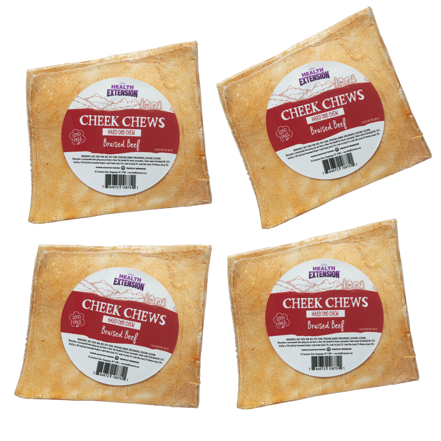 Cheek Chew Braised Beef – Long-Lasting Natural Dental Chew