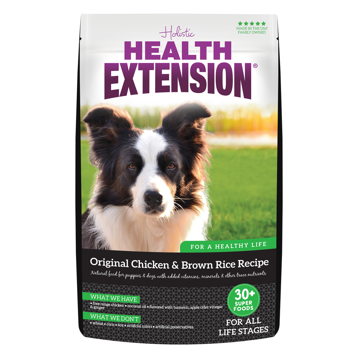 Alimento Seco para Perros Health Extension Original de Pollo y Arroz Integral