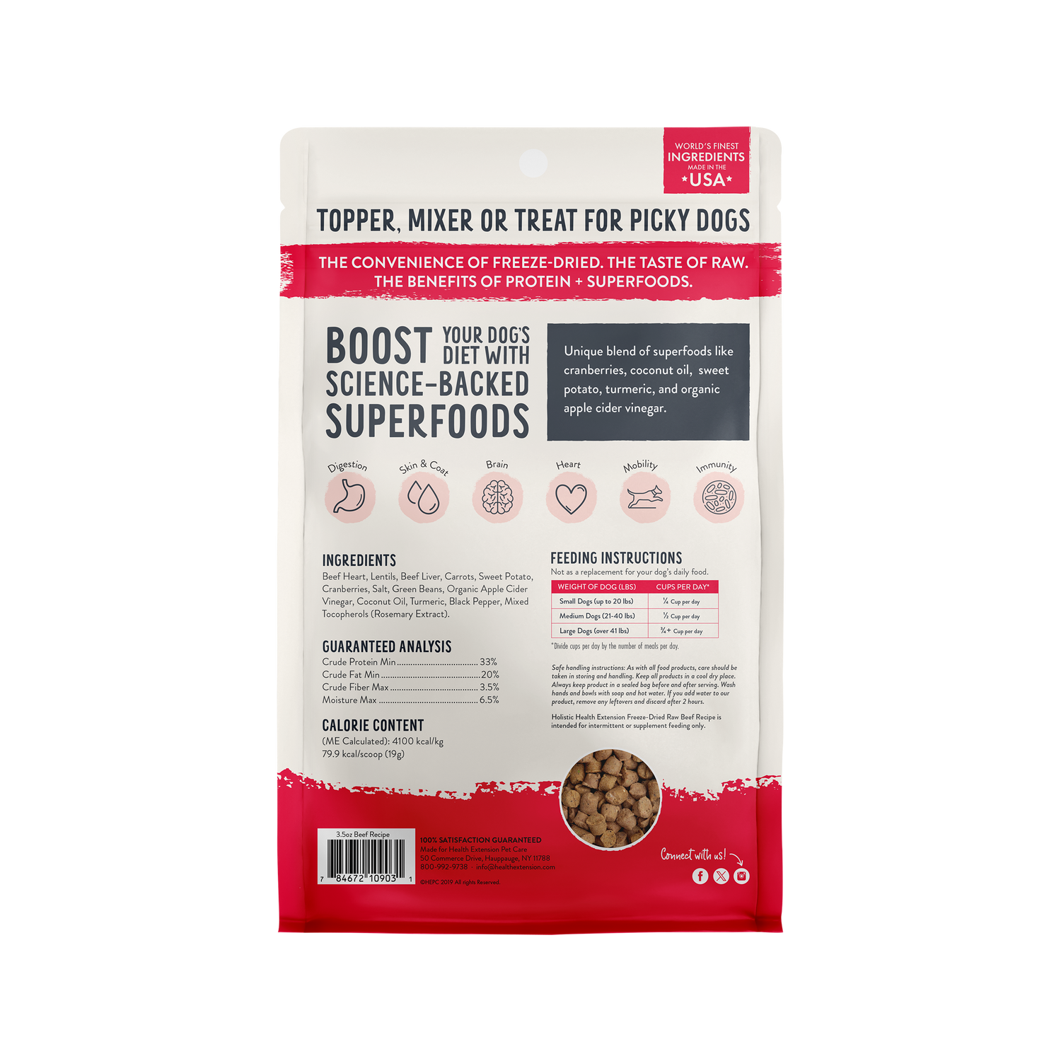 Freeze Dried Raw Beef Recipe – Grain-Free High-Protein Booster