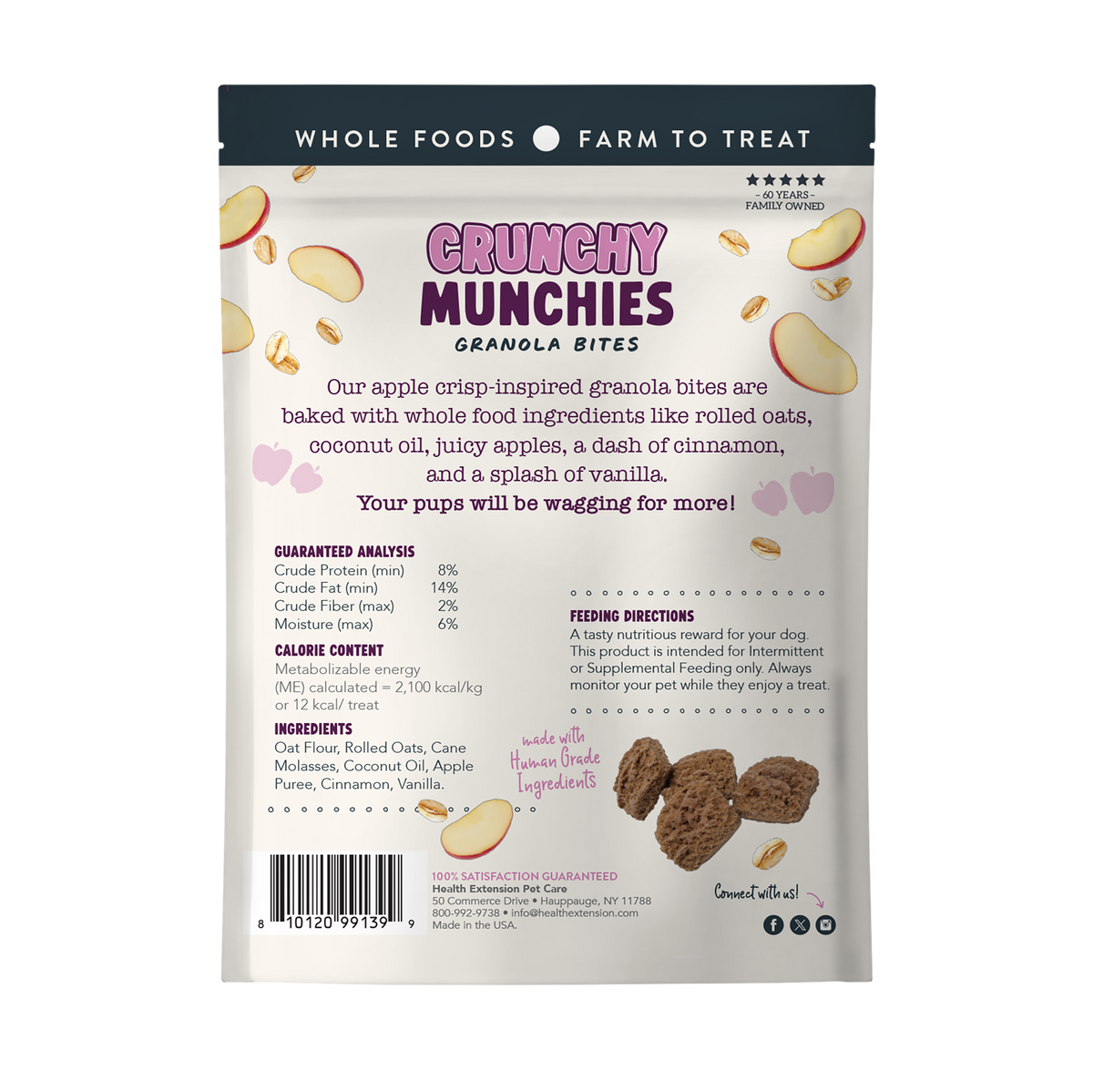 Crunchy Munchies Granola Bites – Appley Crisp Recipe
