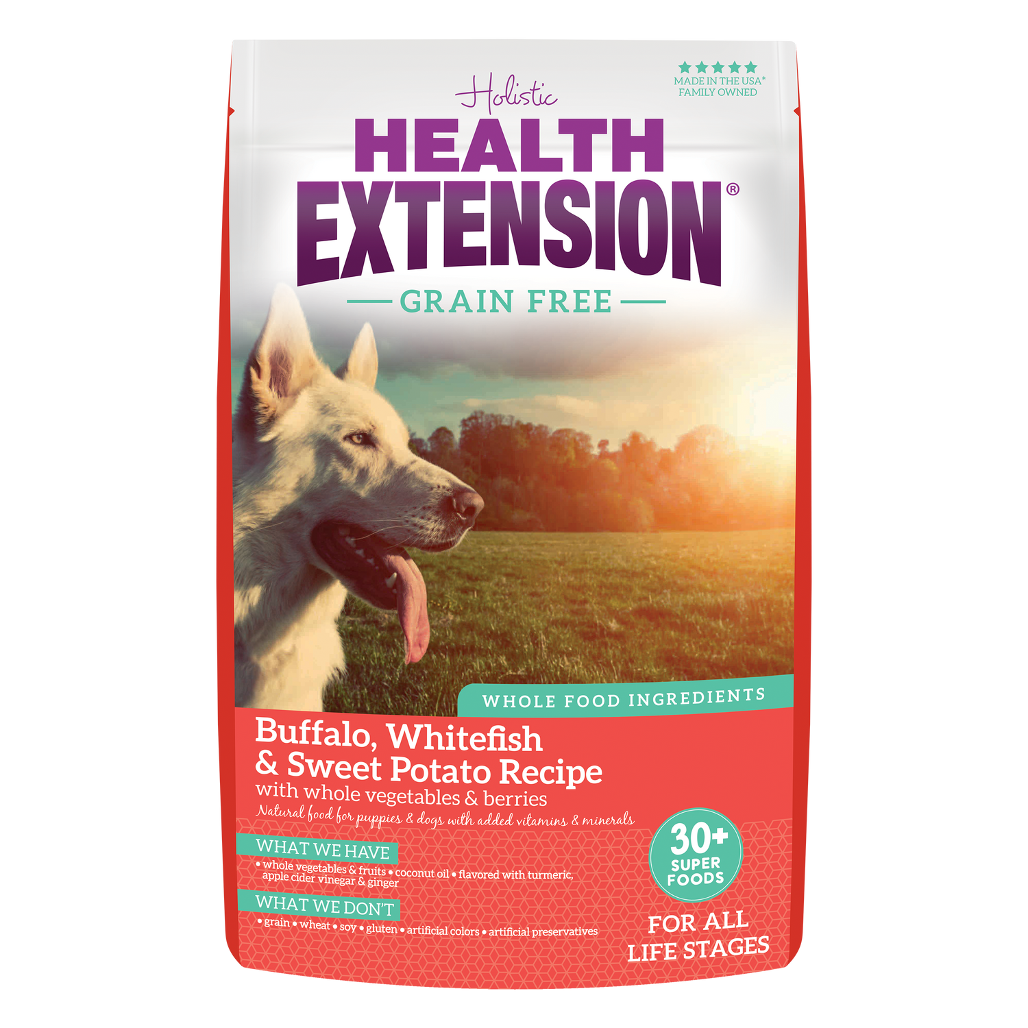 Grain Free Buffalo, Whitefish & Sweet Potato – High-Protein Vitality