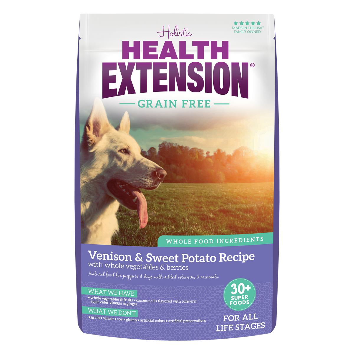 Grain Free Venison & Sweet Potato Dry Dog Food