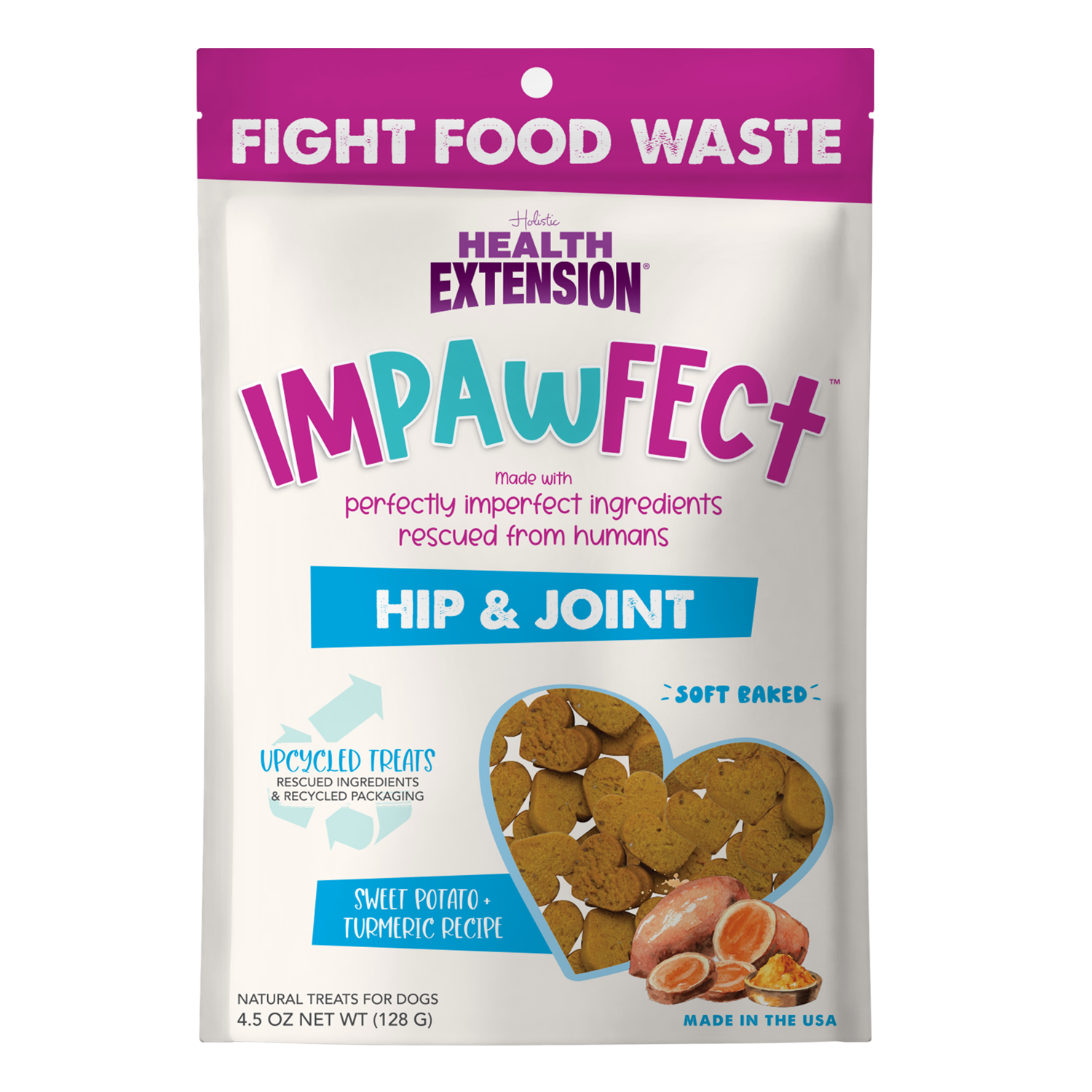 Impawfect Sweet Potato & Turmeric Hip & Joint Support Dog Treats