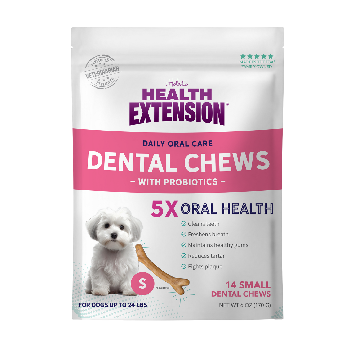 Huesos dentales probióticos