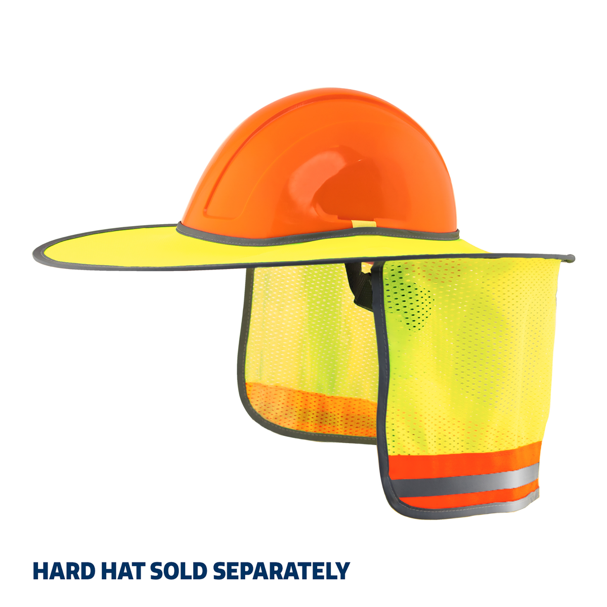 Parasol de alta visibilidad de dos tonos para casco de estilo gorra