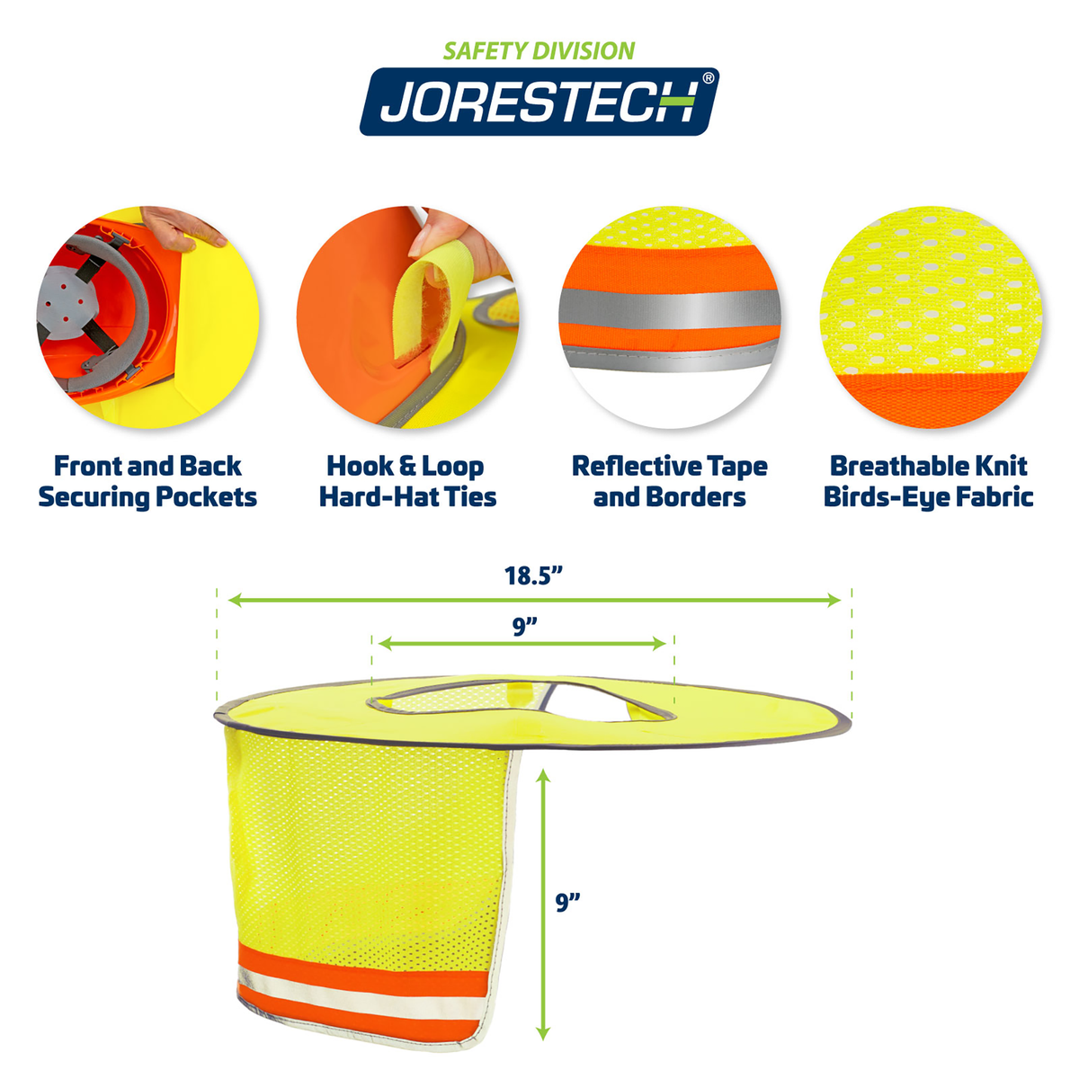 Parasol de alta visibilidad de dos tonos para casco de estilo gorra