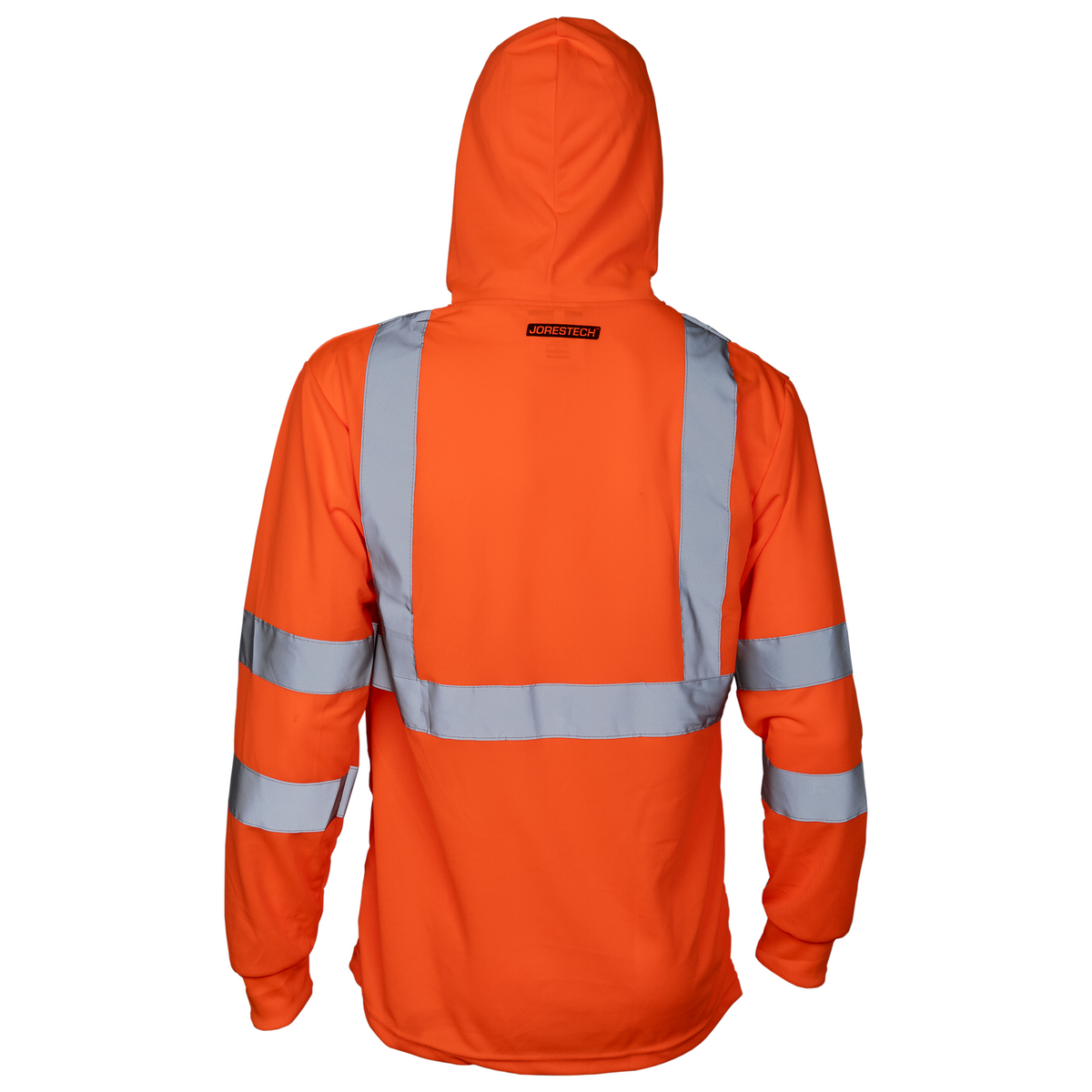 High Visibility Long Sleeve Safety Shirt With Reflective Strips and Hoodie
