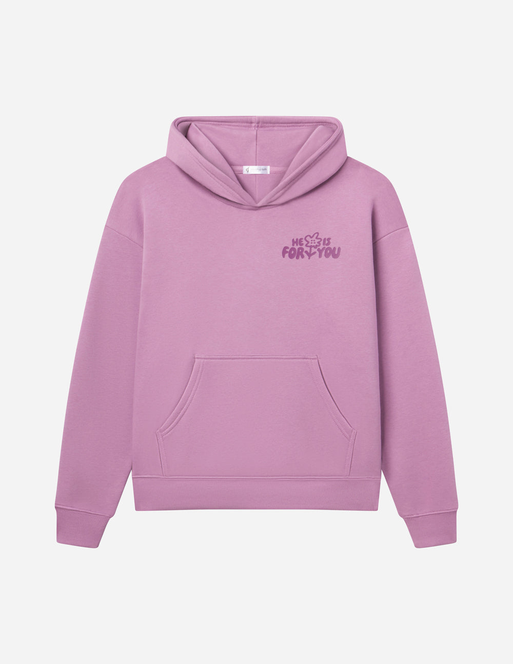 Sudadera unisex con capucha "Él está contigo"