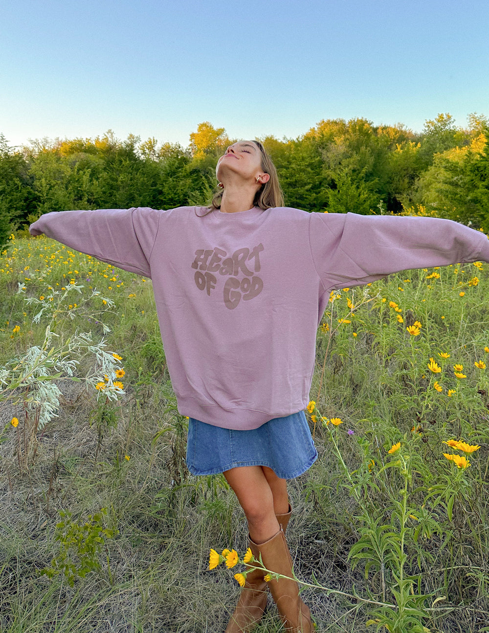 "Heart of God" Unisex Crewneck