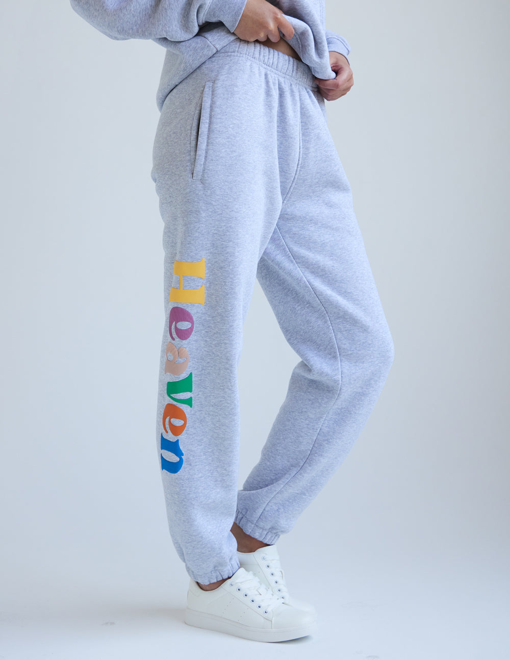 "Heaven" Heather Grey Unisex Sweatpant