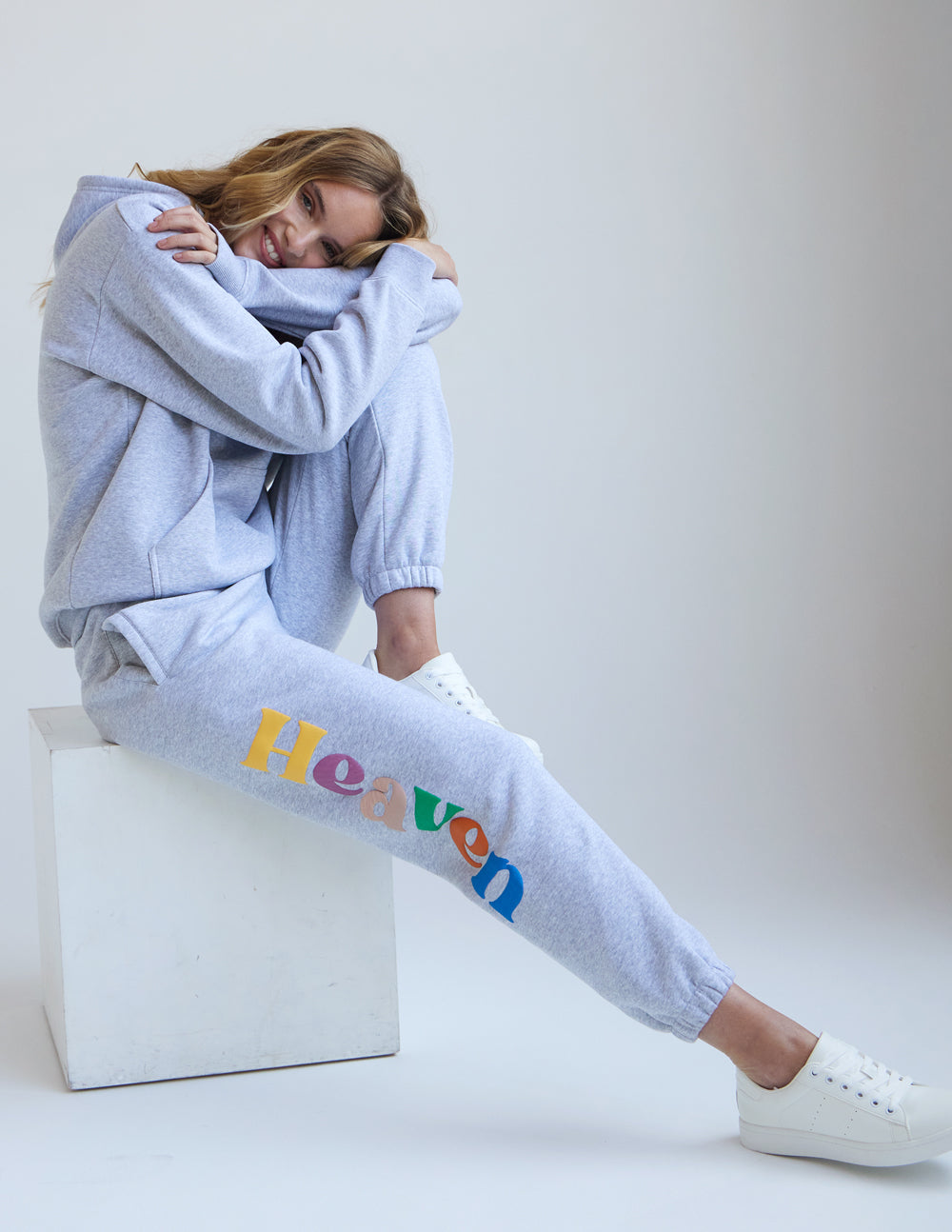 "Heaven" Heather Grey Unisex Sweatpant