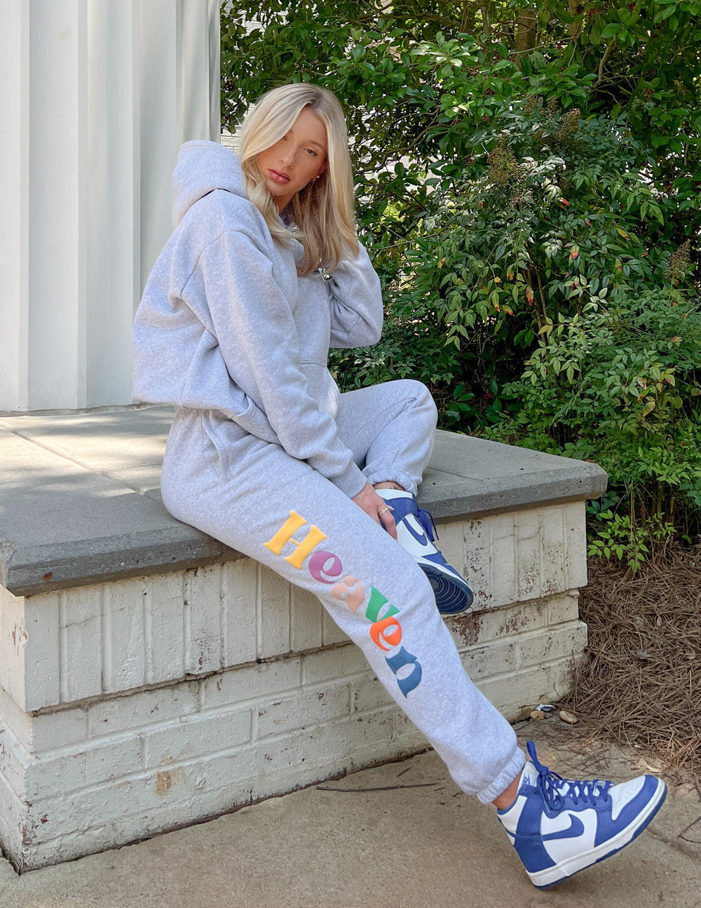 "Heaven" Heather Grey Unisex Sweatpant